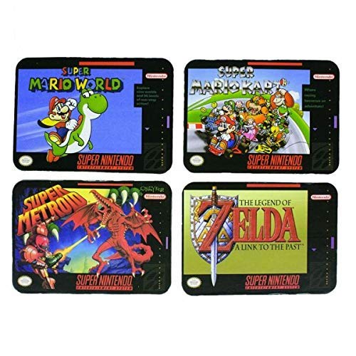 Paladone Posavasos SNES Nintendo, Corcho, Multicolor, 8x8x1 cm