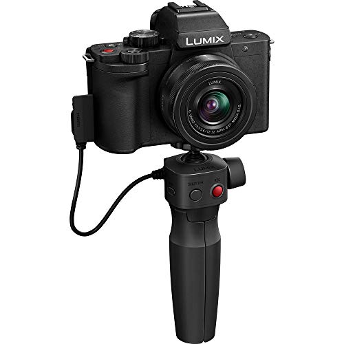 Panasonic Lumix DC-G100VEG-K DSLM - Cámara fotográfica, Sensor CMOS de 20,3 MP, vídeo 4 K, híbrido IS de 5 Ejes, tecnología OZO Audio Nokia, Modo vídeo Selfie, Mano Grip/trípode, Negro