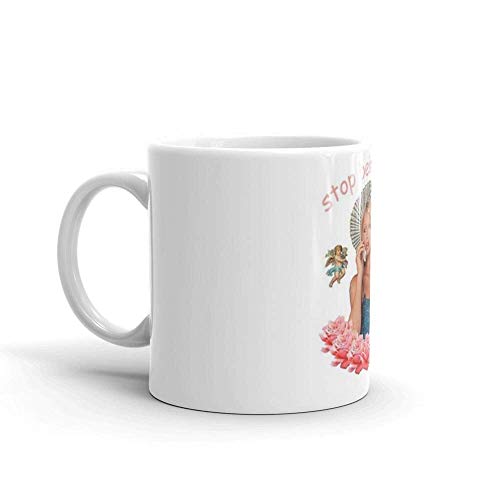 Paris Hilton 'Stop Being Poor'. 11 Oz Fine Ceramic Mug With Flawless Glaze Finish. 11 Oz Ceramic Glossy Mugs Present For Coffee Lover Unique Coffee Mug, Coffee Cup 2GA8