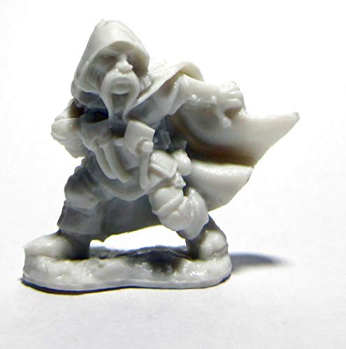 Pechetruite 1 x Klaus COPPERTHUMB Dwarf Thief - Reaper Bones Miniatura para Juego de rol Guerra - 77479