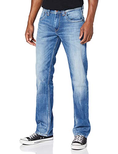 Pepe Jeans Kingston Zip Vaqueros, Azul (Medium Used 000), 33W / 32L para Hombre