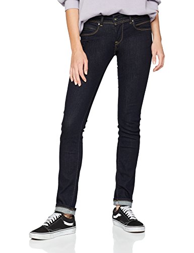 Pepe Jeans New Brooke Jeans, Azul (10Oz Rinse Plus), 32W / 30L para Mujer