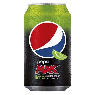 Pepsi Max Lima Zero Azúcar Lata - 330 ml x 24 Latas