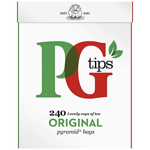 PG Tips Bolsitas de té originales de la pirámide (paquete de 240)