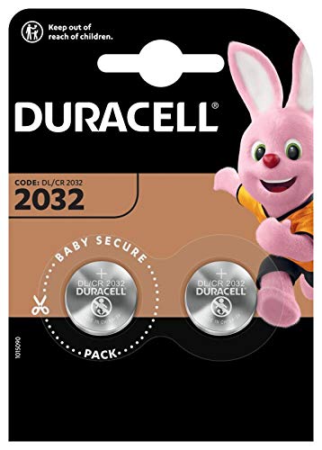 Pila de botón Duracell CR-2032 blíster de 2 Pilas, 3,0 V, de Litio