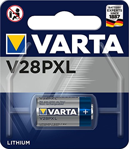 Pila de litio de 6V VARTA Electronics V28PXL, pilas de botón en un blíster original de 1 unidad