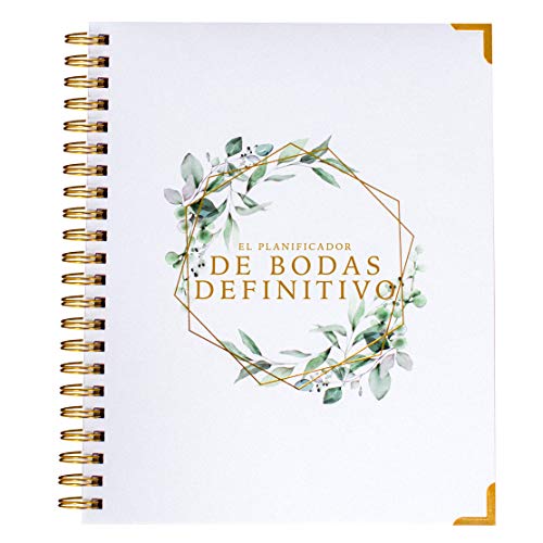 Planificador de bodas y libro organizador - Diario - Calendario - Edición en español