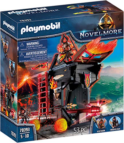 Playmobil - Ariete de Fuego de los Bandidos de Burnham, Juguete, Color Multicolor, 70393