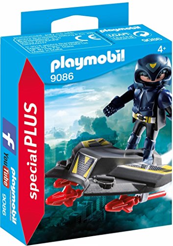PLAYMOBIL Especiales Plus- Espía con Jet, única (9086)