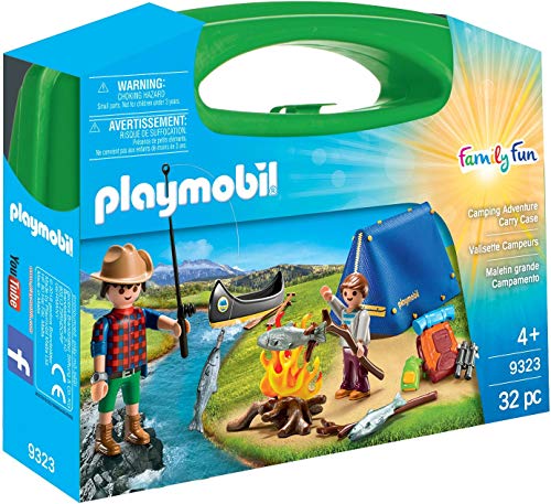 PLAYMOBIL- Family Fun Maletín Grande Camping, Multicolor (9323)