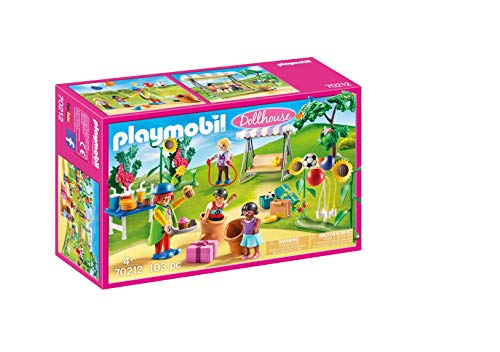 PLAYMOBIL PLAYMOBIL-70212 Dollhouse Fiesta de Cumpleaños Infantil, Multicolor, Talla única (70212)