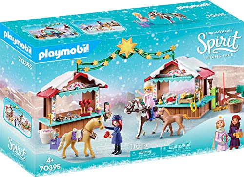 Playmobil - Spirit, Navidad en Miradero, Juguete, Color Multicolor, 70395