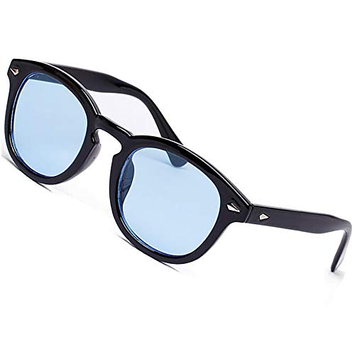 Polarizado Coloridas Hombre gafas de sol de moda retro Mujer gafas de verano redondo