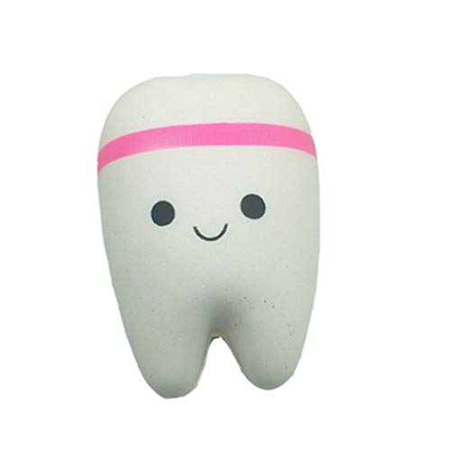 Posional Juguete de la Descompresión Oficina Presión Reducida Cute Modelo de diente Stress Bola de Pelota Juguetes Pelota de Apriete de Presión Reducida muñeca de la Mano del Toys
