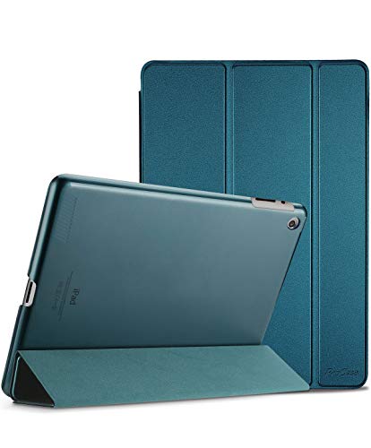 ProCase Funda iPad 2 3 4 - Carcasa Folio Ligera Delgada con Tapa Inteligente Reverso Translúcido Esmerilado Soporte para 9,7" Apple iPad 2/iPad 3/iPad 4 (Modelos Antiguos) –Verde Azulado