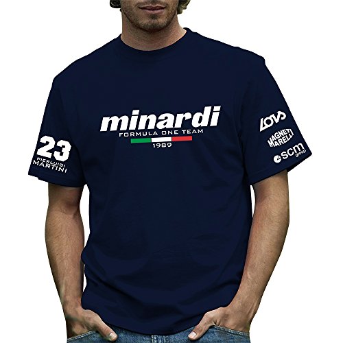 Producto oficial de 189 Minardi T-camiseta de Formula Retro 1