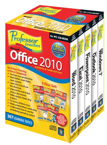 Professor Teaches Microsoft Office 2010 Home and Business (5 pack)(PC)