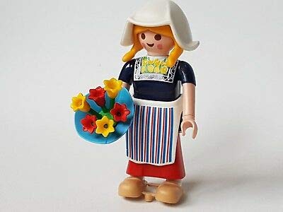 Promohobby Figura de Playmobil Serie 15 Campesina con Flores