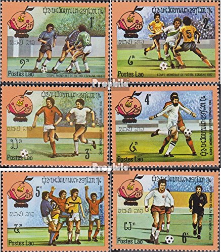 Prophila Collection Laos Michel.-No..: 547-552 (Completa.edición.) 1982 Fútbol-WM en España (Sellos para los coleccionistas) fútbol