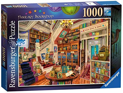 Ravensburger- The Fantasy Bookshop - Puzzle de 1000 Piezas para Adultos y niños de 12 años en adelante (19799)