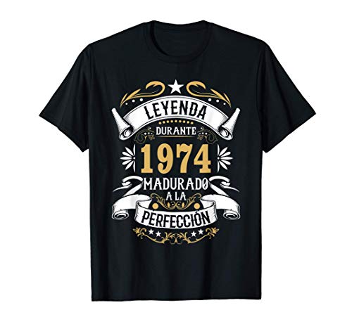 Regalo 47 cumpleaños hombres mujeres nacido en 1974 47 años Camiseta