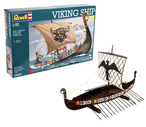 Revell Maqueta Viking Ship, Kit Modello, Escala 1:50 (5403) (05403)