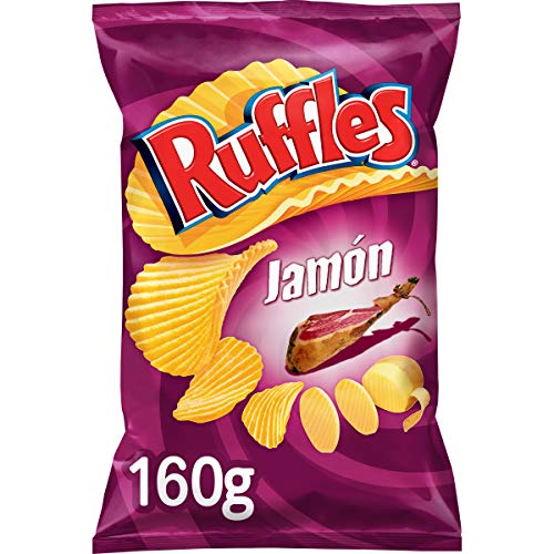 Ruffles Jamon, patatas fritas - 160gr