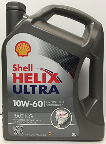 Shell 550040761 Helix Ultra Racing 10W-60 - Aceite de motor, 5 litros