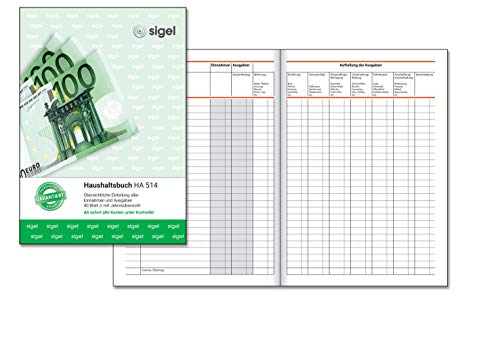 Sigel SaveNature - Libro contable A5, blanco