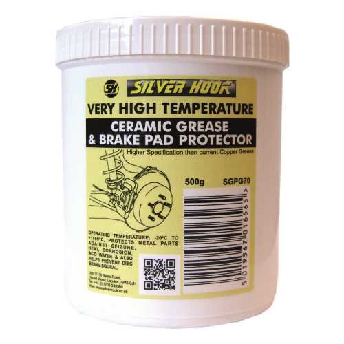 Silverhook SGPG70 - Grasa cerámica y Protector de Pastillas de Freno para Altas temperaturas, 500 g