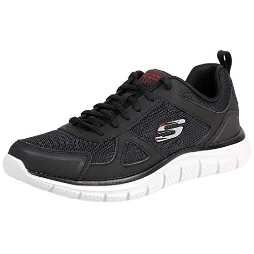 Skechers 52631-, Zapatos para Correr para Hombre, Negro Negro 52631 BKRD, 41 EU