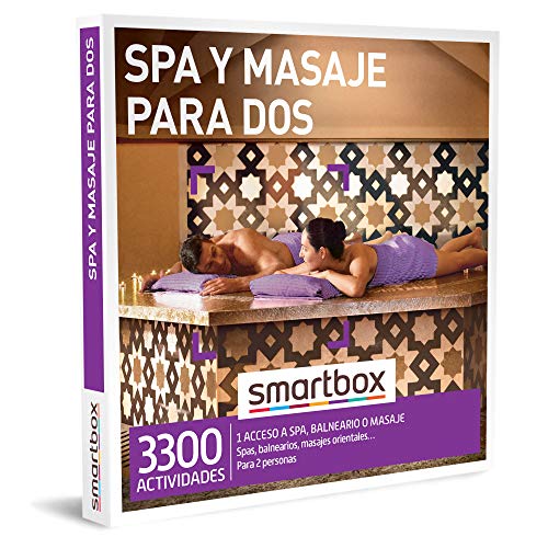 Smartbox - Caja Regalo para Mujeres - SPA y Masaje para Dos - Ideas Regalos Originales para Mujeres - 1 Actividad de Bienestar para 2 Personas