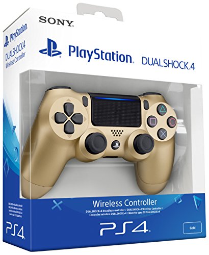 Sony - Dualshock 4 V2 Mando Inalámbrico, Color Dorado (PS4)