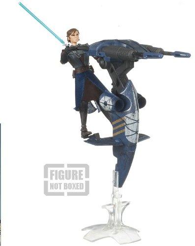 Star Wars Clone Wars Anakin Skywalker figura y Speeder [nuevo no en caja]
