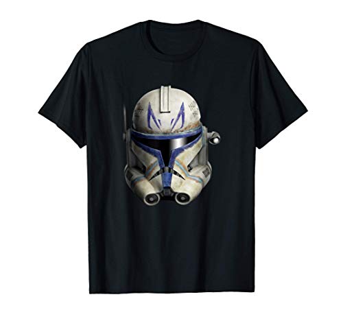 Star Wars: Clone Wars Clone Commander Rex Big Face Camiseta