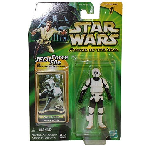 Star Wars: Power of the Jedi Scout Trooper (Imperial Patrol Battle Damaged) Action Figure