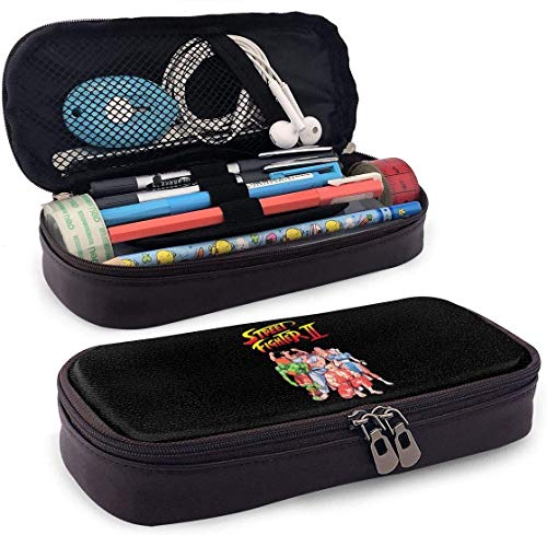 Street Fighter II Video Game Inspired Pencil Case Pen Bag Pouch Holder Makeup Bag for School Office College