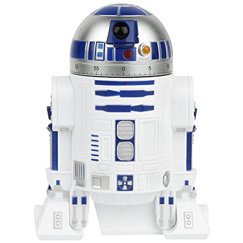 Temporizador de Cocina Star Wars: R2-D2, Blanco, 4 x 2.4 x 5.2 Pulgadas