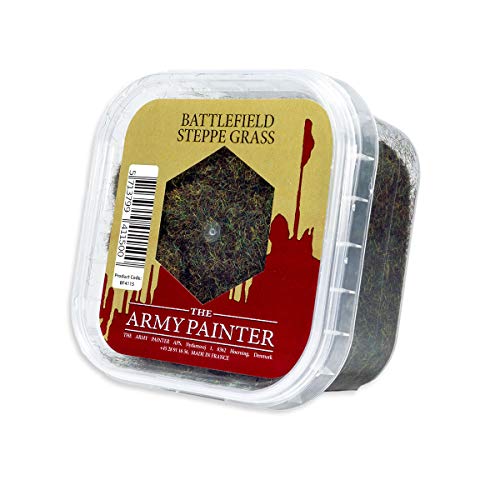 The Army Painter ? | Battlefield Essential Series: Battlefield Steppe Grass for Miniature Bases and Wargame Terrains - Static Grass for Bases of Miniature Toys