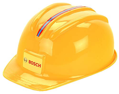 Theo Klein 8127 Casco de obrero Bosch, El casco de juguete con diseño de obrero, Tamaño ajustable, Medidas: 25.8 cm x 19.5 cm x 11 cm, Juguete para niños a partir de 3 años