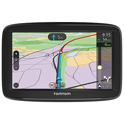 Tomtom Via 52 - Navegador GPS (5" Pantalla táctil, resolución de 480 x 272 Pixeles, Memoria de 16 GB, Ranura para Tarjeta microSD, Conector USB), (versión Europea España, Alemania)