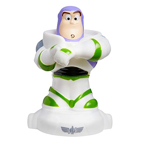 Toy Story Buzz Lightyear GoGlow Buddy Luz nocturna y antorcha, color blanco