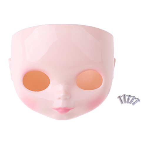 Toygogo Placa Frontal De Maquillaje De Muñeca + Placa Posterior Elegante para 12 Pulgadas Takara Blythe Doll RBL Blythe Accesorios Personalizados