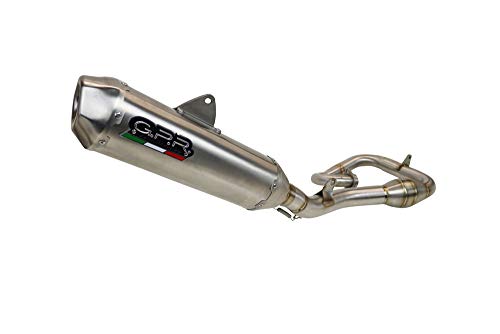 Tubo de escape marca GPR compatible con KTM SX-F 250 2020 sistema completo competición moto cross fim pentacross inox