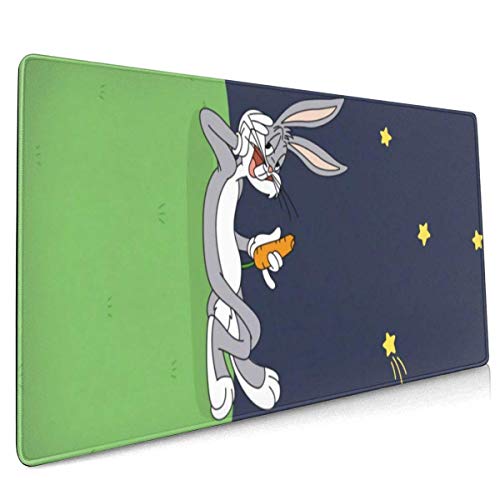 TUCBOA Mousepad,Bugs Bunny Gaming Mouse Pad,Premium Fashion Anti-Slip Gaming Mousepads For Home Office,40x75cm