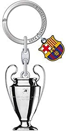 UEFA Champions League Barcelona LLavero, Metal, 9 cm