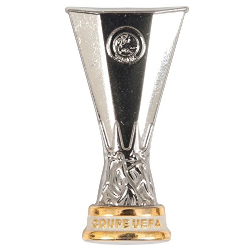 UEFA Europa League Pin Cup 2D, Unisex, Plata, 3,2cm