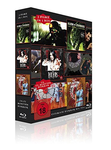 Ultimate Horror Box Vol. 1 (Alien vs. Zombies - Red Tears - The Splatter Show) [Blu-ray] [Alemania]