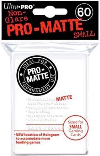 Ultra Pro Ultra Pro-60 Deck Protector-Pro-Matte Clear Small Size Sleeves, Color Transparente (E-84491)