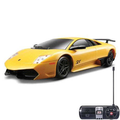Vehículo de radio control - - Maisto Lamborghini Murcielago LP670-4 SV - 1/24 Escala: Amarillo , color/modelo surtido